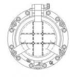 Iron Ductile Iron Hinged Storm Water Windows with Lock and Screws