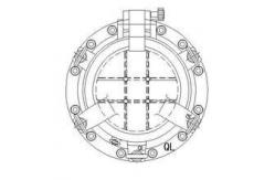 China Iron Ductile Iron Hinged Storm Water Windows with Lock and Screws supplier