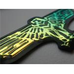 Non Toxic Mirror TPU 1.0cm Custom Clothing Patches
