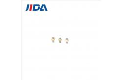 China Cold Heading Blue White Zinc Plated Hex Head Cap Bolt M3x5.5mm supplier