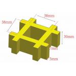 38*38*30mm FRP Grating For Walkway Or Platform Customized Color And Size for sale