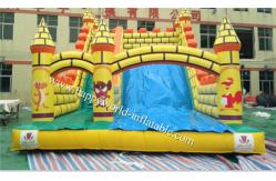 China inflatable wall castle  slide , inflatable dry slide ,giant inflatable slide supplier