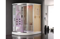 China Wet Steam Bathroom Shower Enclosure Sauna Ozone Disinfection supplier
