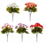 Simulated Flower Wedding Haitang Hydrangea Bundle Home Hotel Photography Flower Arrangement Ornament Artificial Fake Flower Decoration Wholesale for sale