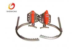 China Tower Erection Wood Pole Climber Pole Shoes For Climbing Operations supplier