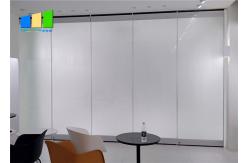 China Folding Glass Partition Accessories Frameless Aluminium Glass Partition For Bathroom supplier