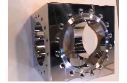 China SS304 CNC Precision Machined Components CF50 6 Way Cross Vacuum Square supplier