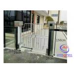 Foot Stand 1.5meter Swing Barrier Gate RS485 304 Stainless Steel Turnstiles for sale