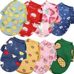 Spring Autumn Winter Cartoon Pet Apparels Sustainable XS S M Size for sale