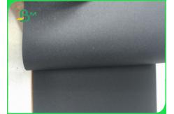 China 150g 180g Virgin Double side Black Cardboard for Storage Box Making supplier