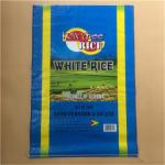 Woven 25 Kg Rice Packaging Bags PP Polypropylene ISO Certified for sale