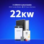 Complete 10KW Solar System 3.5kw 6.2kw 11kw 22kw Solar Panel Kit Hybrid Off Grid Home Solar Energy System for sale