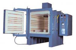 China Low Noise Aluminum Melting Kiln Equipment With PLC Control supplier