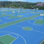 Acrylic Rubber Multi-purpose Sport Court Flooring Badminton Court Flooring Surface for sale