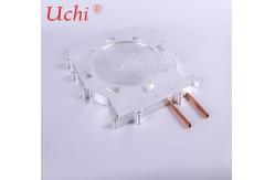 China Anti Anodizing Al 6063 / Al 6061 Water Cooling Plate With Copper Tube supplier