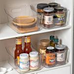 19.7x13.9cm Transparent Plastic Storage Boxes Plastic Storage Organizer