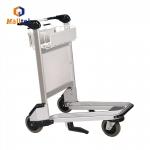 Aluminum Alloy Airport Luggage Trolley Using Airport With 3 Wheels for sale