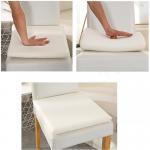 PP Cotton Filling Plush Seat Cushions Square Shape Nordic Style Skin Friendly