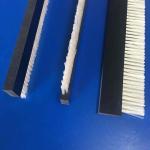PBT Filament Gate Shockproof Flat Lath Metal Channel Strip Brushes for sale