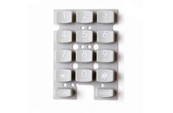 China Arabic Numeric Matrix Silicone Rubber Keyboard 3x4 Style supplier
