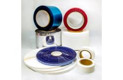 China Transparent Silicone Coated PE Release Film Printing Custom Logo Rigid Protect Glue supplier