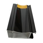 Machined Black Pearl Aluminum Glass Window Frame Profiles for sale
