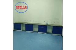 China Custom Chemistry Lab Bench - Adjustable Glass Shelf and Insertion Aluminum Alloy Handle supplier