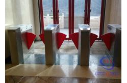 China Security DC Brushless motor biometric door access fingerprint turnstiles mechanism gate supplier