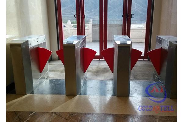 Security DC Brushless motor biometric door access fingerprint turnstiles mechanism gate