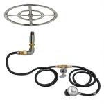 ISO9001 Outdoor Propane Heater Gas Fire Pit Pan Kit 910mm*300mm Rectangular
