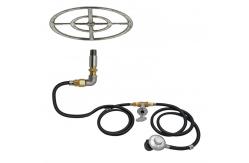 China ISO9001 Outdoor Propane Heater Gas Fire Pit Pan Kit 910mm*300mm Rectangular supplier