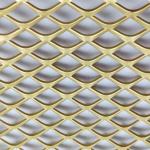 Decorative Aluminum 2mm Expanded Metal Mesh For Ceiling And Curtain Wall for sale