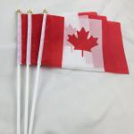 Mini Hand Waving Flag On Plastic Stick Sports Club School Festival National Flag Polyester for sale