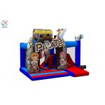 New Design Digital Printing Inflatable Pirate Bounce House With Slides For Kids for sale