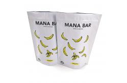 China White Matte Stand Up Pouch Bags Resealable Food Safe Grade Customized With Zipper supplier