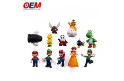 China Mini Figures Supreme PVC Action Figure Model 6pcs Set Mario Toy Manufacturer supplier