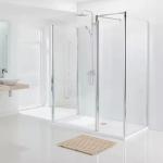 Customized Aluminum Interior Bathroom Partition with 1.4mm Profile Thickness and Frosted Glass for sale