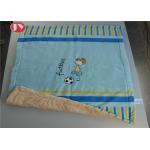 Animal Embroidery Micro Mink Quilted Throw for Baby Microfiber Autumn Winter Home Unisex for sale