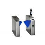 Face Recognition 100W Retractable Flap Barrier Turnstile