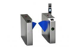 China Face Recognition 100W Retractable Flap Barrier Turnstile supplier