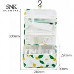 Lemon Printing Waterproof Outdoor Hanging Travel Toiletry Bag Polyester for sale