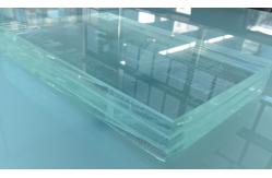 China Polished Edge Clear Laminated Tempered Glass Customized supplier