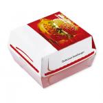 Biodegradable Takeaway Food Packaging Custom Printed Burger Boxes Eco-Friendly Disposable Burger Containers for sale