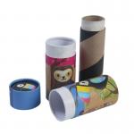 Cute Fancy Art Paper Cans Packaging Corrugated Cylinder Paper Tube Packaging Box for sale