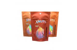 China Mylar Holographic Foil Bag 3.5g Custom For Weed Packaging supplier
