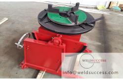 China 300kg Small Welding Turn Table With Chuck , Rotary And Tiltling Welding Positioner supplier