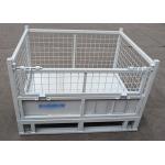 Self Locking Wire Mesh Pallet Cage Storage Boxes Rigid Stillage