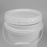 Transparent Small Plastic Round Custom Printed Bucket With Lid