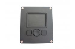 China Military Touchpad With Hula Pointer EMC Ruggedized Black Panel Mount supplier