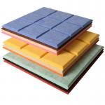 New Arriving High Density PET Felt Acoustic Panels Sound Absorbing Material Polyester Fiber Wall Panels For School for sale